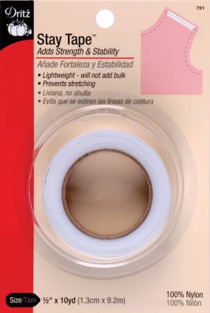DRITZ STAY TAPE .5"X10YD